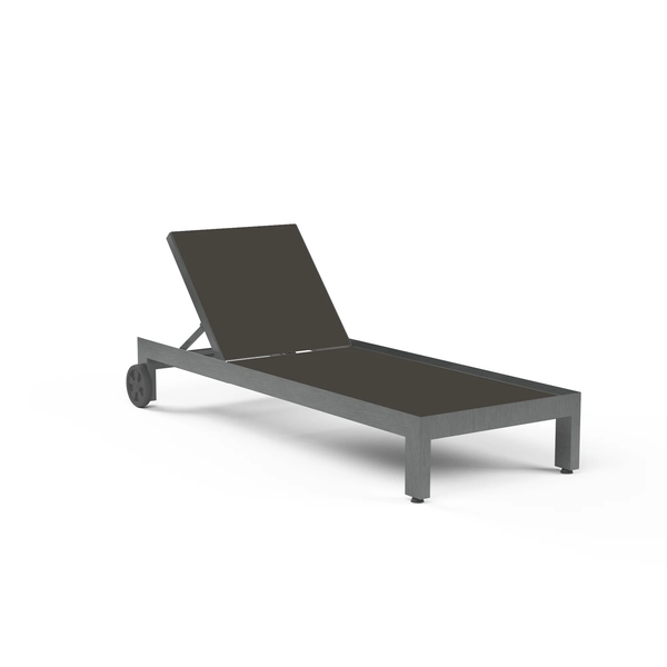 Redondo Aluminum Chaise Lounge in Slate/Alligator Alley by Sunset West - SW3801-9