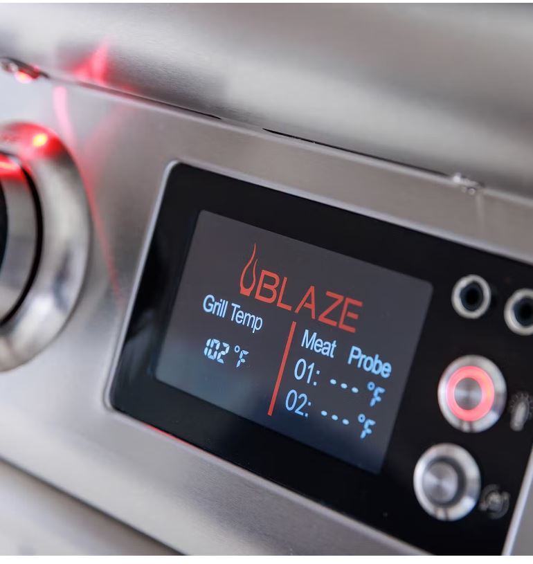 Blaze 26-Inch Built-In Natural Gas Outdoor Pizza Oven W/ Rotisserie - BLZ-26-PZOVN-NG