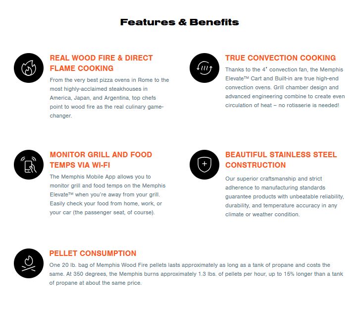 Memphis Grills Elevate Freestanding Pellet Grill - MG01-06-001