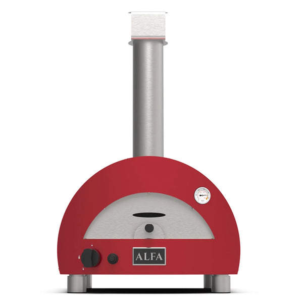 Alfa Moderno Portable Propane Pizza Oven - Antique Red -FXMD-PTPB-GROA-U