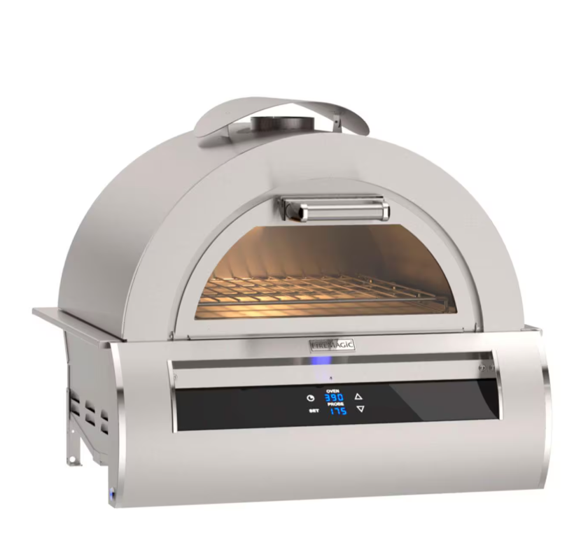 Fire Magic  30” Echelon NG Pizza Oven w/ Black Glass, Touch-Screen and Thermostatic Control 36k BTU  5660-NG