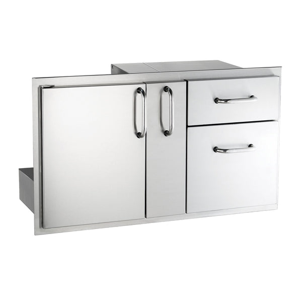 Fire Magic Select 36-Inch Access Door w/ Platter Storage and Double Drawer Combo - 33816S