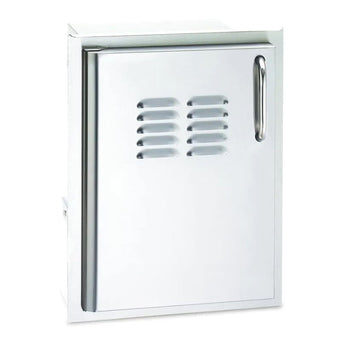 Fire Magic Select 14-Inch Single Access Door w/ Tank Tray & Louvers (Left Hinge) - 33820-TSL