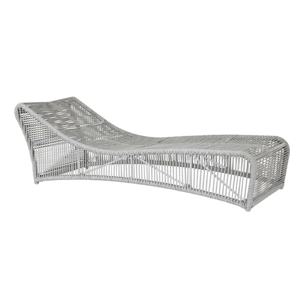 Sunset West Miami Frost Rope Wrapped Single Cushionless Chaise - 4402-9