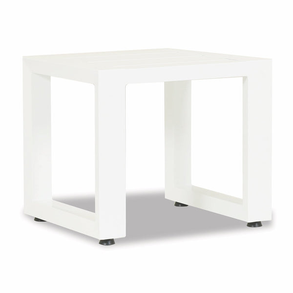 Sunset West Newport 20-Inc Square End Table Finished In Satin Frost - 4801-ET