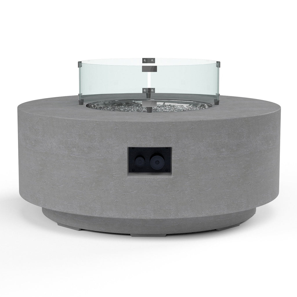 Sunset West Gravelstone 41-Inch Round Fire Table - SW6003-FT41R