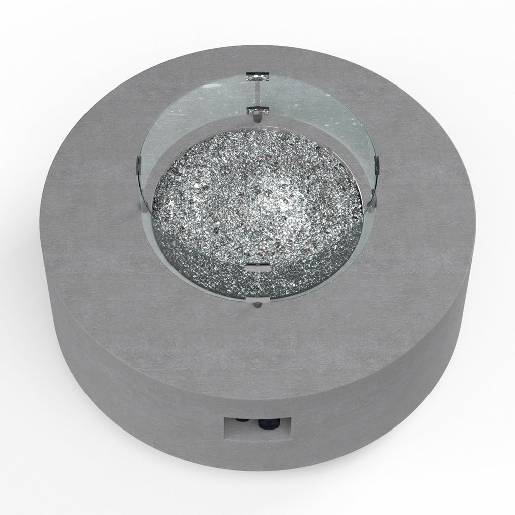 Sunset West Gravelstone 41-Inch Round Fire Table - SW6003-FT41R