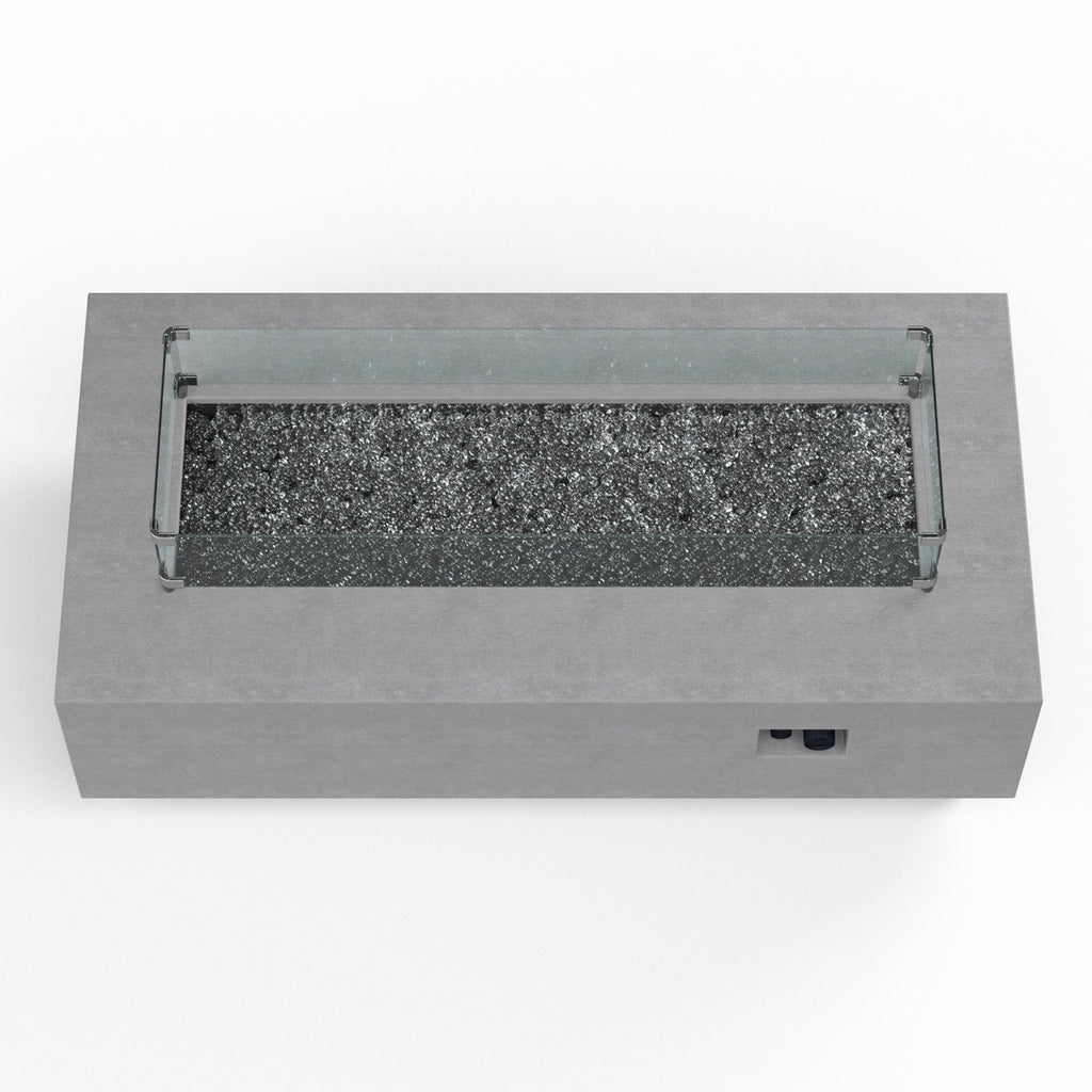 Sunset West Gravelstone Rectangular Fire Table - SW6003-FT6030