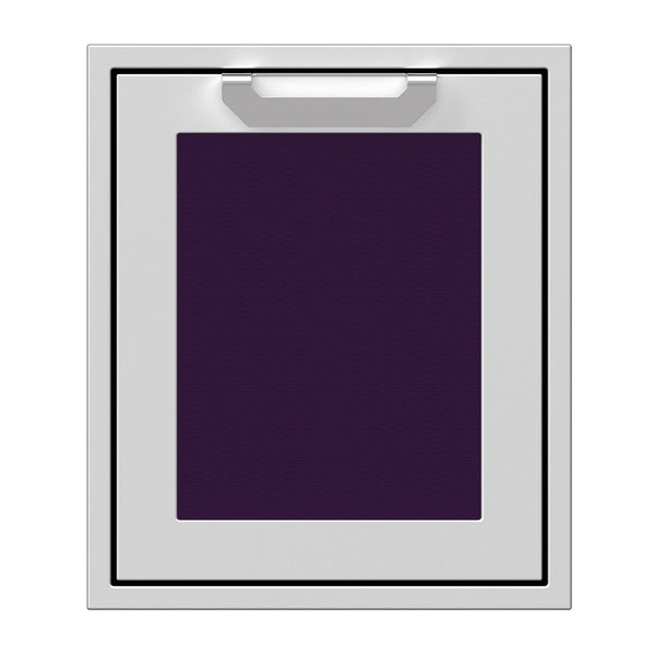 Hestan 18-Inch Single Access Door w/ Recessed Marquise Accented Panel (Left Hinge) in Purple - AGADL18-PP