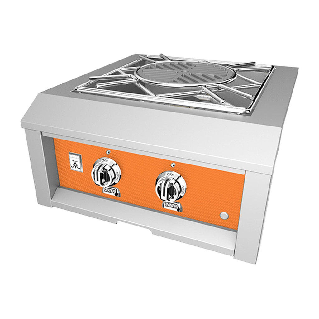 Hestan 24-Inch Natural Gas Built-In Power Burner in Orange - AGPB24-NG-OR