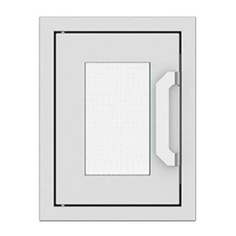 Hestan 16-Inch Paper Towel Dispenser w/ Recessed Marquise Accent Panel in White - AGPTD16-WH