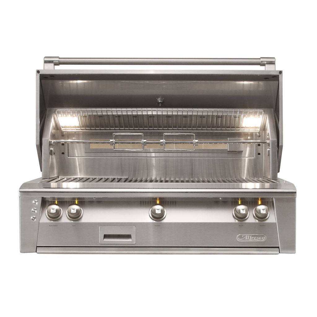 Alfresco ALXE 42-Inch Propane Gas Built-In Grill - 1 Sear Zone w/ Rotisserie - ALXE-42SZ-LP