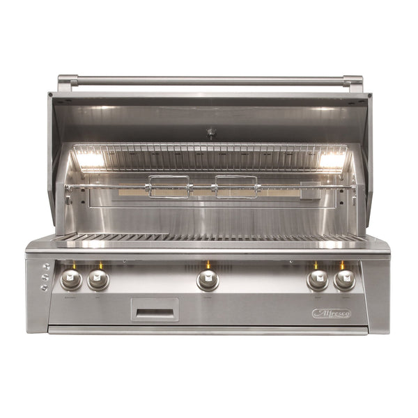 Alfresco ALXE 42-Inch Propane Gas Built-In Grill - 1 Sear Zone w/ Rotisserie - ALXE-42SZ-LP