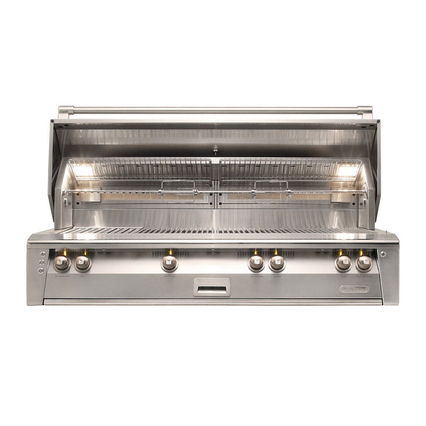 Alfresco ALXE 56-Inch Propane Gas Built-In Grill w/ Rotisserie - ALXE-56BFG-LP