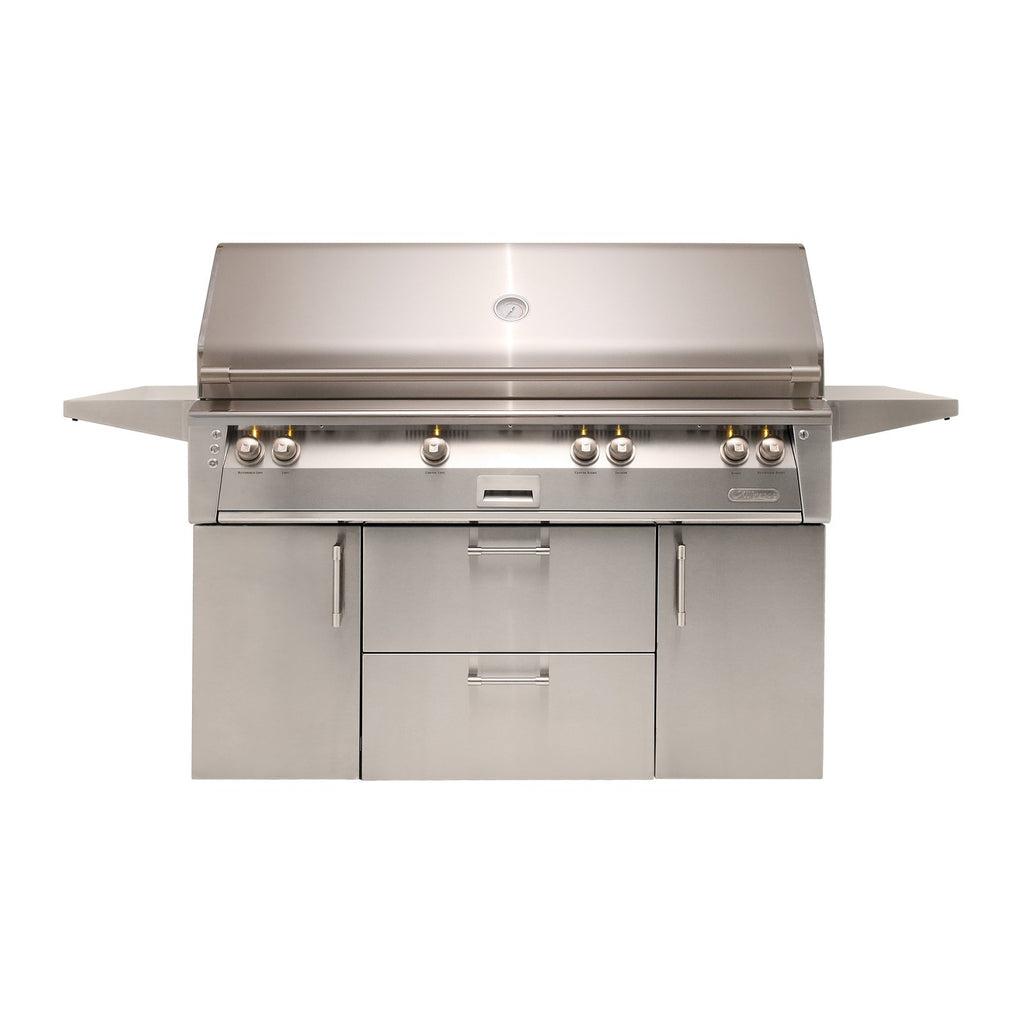 Alfresco ALXE 56-Inch Propane Gas Freestanding Grill w/ Rotisserie - ALXE-56BFGC-LP