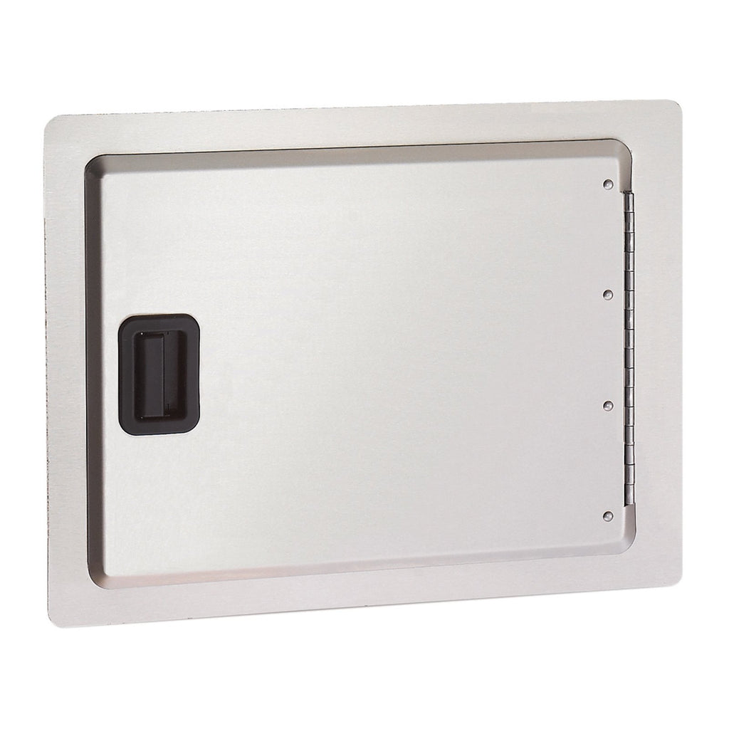 American Outdoor Grill 12x18 Single Access Door w/ Black Slam Latch (Reversible Hinge) - 12-18-SD