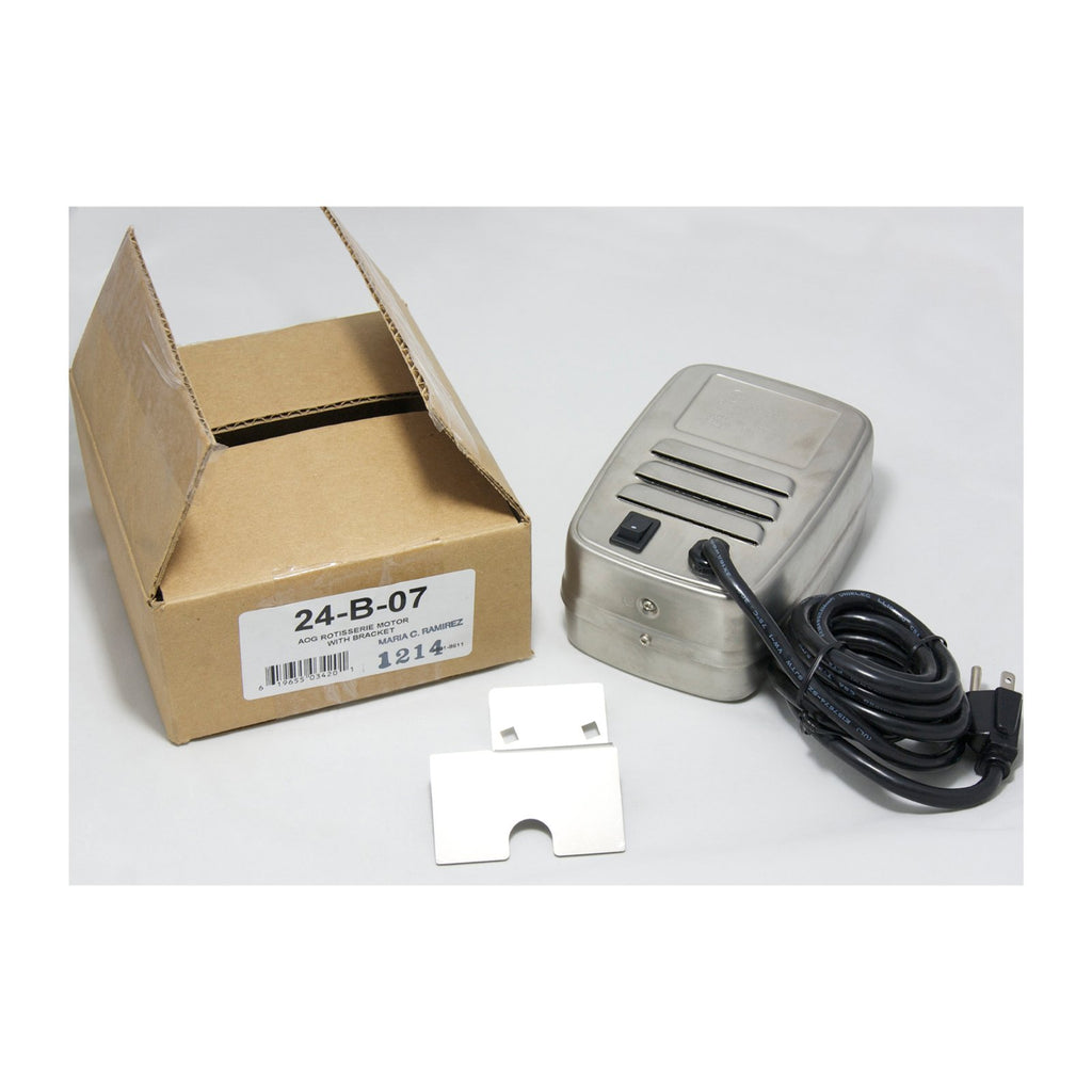 American Outdoor Grill Rotisserie Motor w/ Bracket - 24-B-07