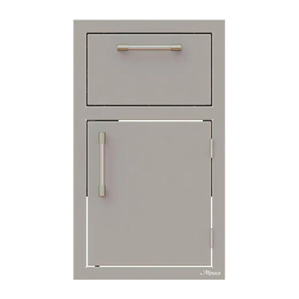 Alfresco 17-Inch Paper Towel Holder w/ Single Storage Door Combo (Right Hinge) - AXE-DTH-R-SC