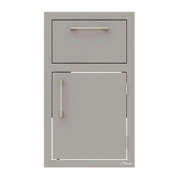 Alfresco 17-Inch Paper Towel Holder w/ Single Storage Door Combo (Right Hinge) - AXE-DTH-R-SC