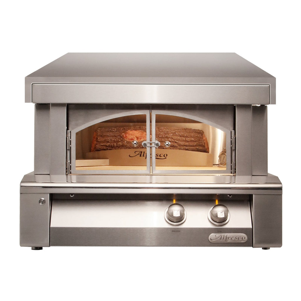 Alfresco 30-Inch Natural Gas Countertop Mounting Pizza Oven Plus - AXE-PZA-NG