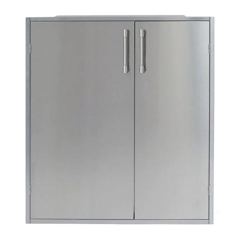 Alfresco 30-Inch Double Door Built-In High Profile Sealed Dry Pantry (33" High) - AXEDSP-30H
