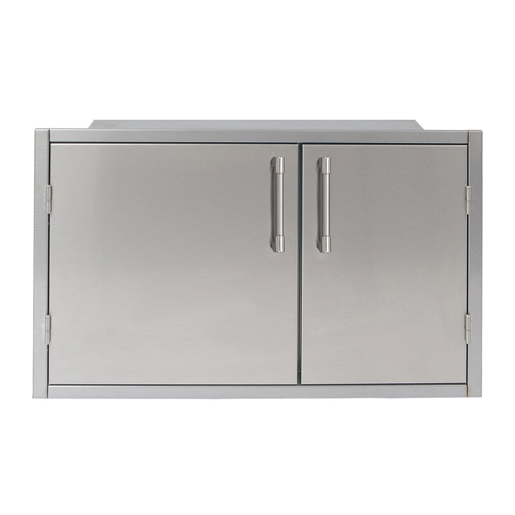 Alfresco 36-Inch Double Door Built-In Low Profile Sealed Dry Pantry (21" High) - AXEDSP-36L