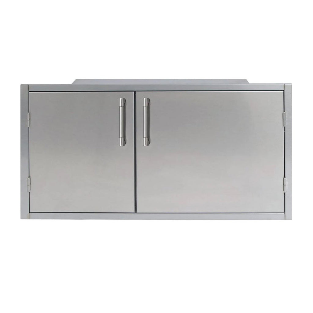 Alfresco 42-Inch Double Door Built-In Low Profile Sealed Dry Pantry (21" High) - AXEDSP-42L