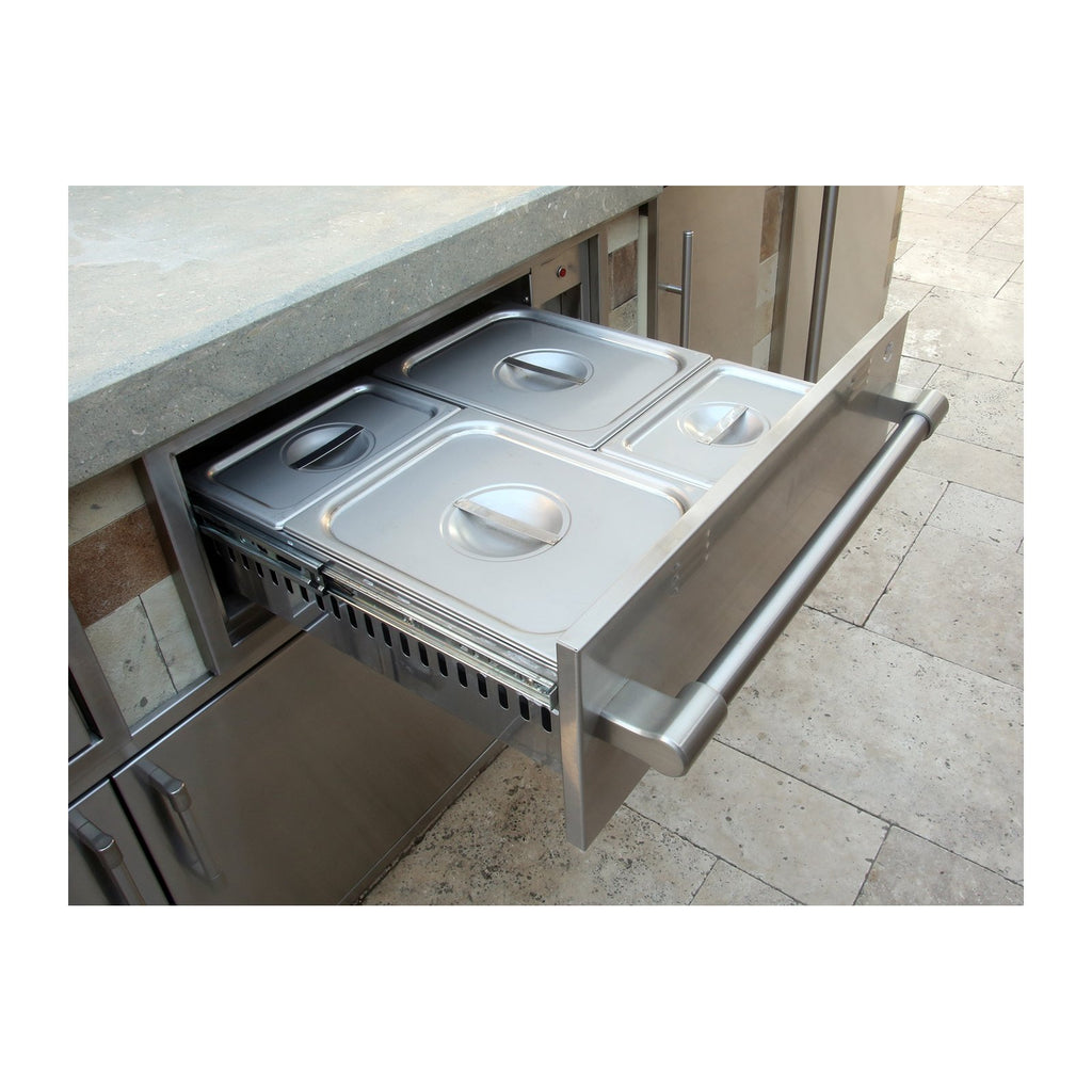 Alfresco 30-Inch Built-In Electric Warming Drawer (110 Vac Powered) - AXEWD-30