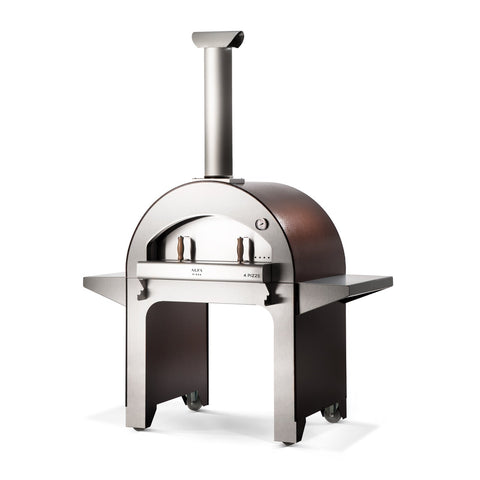 The 4 Pizze 31-Inch Wood-Fired Pizza Oven on Base by Alfa 
