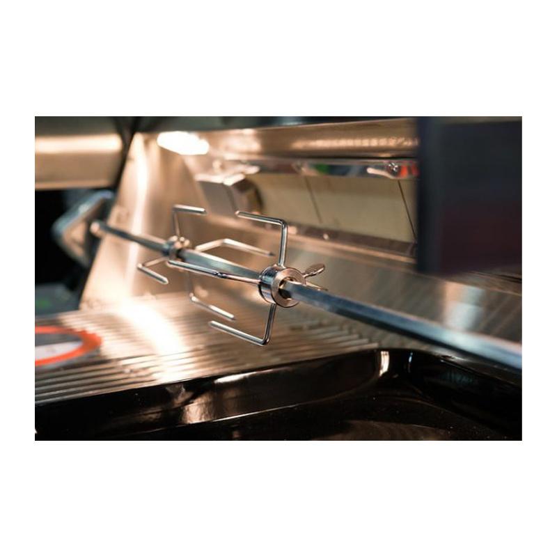 Aspire by Hestan 36-Inch Natural Gas Built-In Grill, 3 U-Burners w/ Rotisserie (Stealth Black) - EABR36-NG-BK