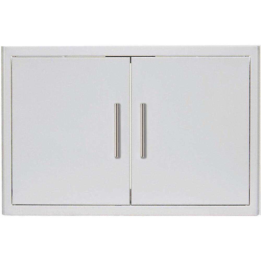 Blaze 32-Inch Stainless Steel Double Access Doors with Internal Paper Towel Holder  - BLZ-AD32-R-SC