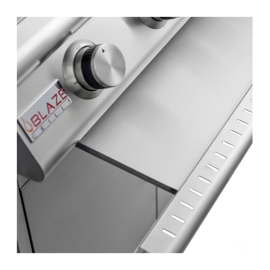 Blaze Professional LUX 44-Inch Natural Gas Built-In 4 Burner Grill with Infrared Rear Burner, Rotisserie and Lights - BLZ-4PRO-NG