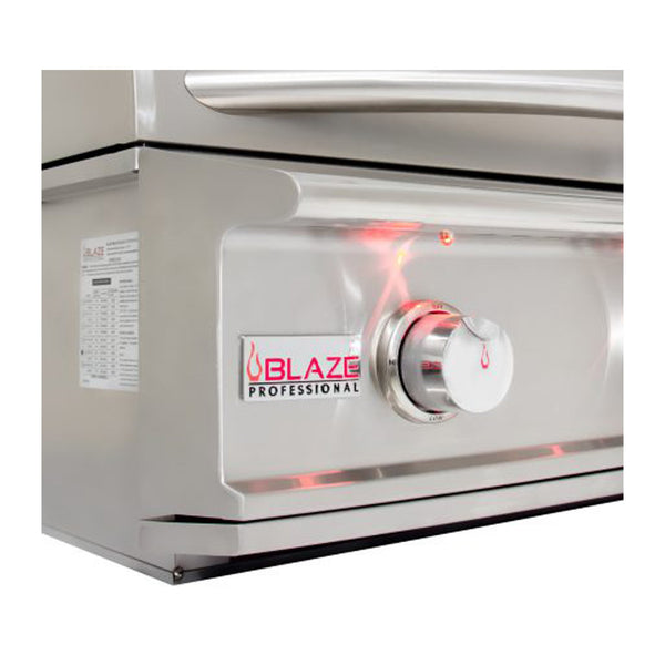 Blaze Premium LTE 40-Inch Propane Gas Built-In 5 Burner Grill with Infrared Rear Burner and Lights - BLZ-5LTE2-LP