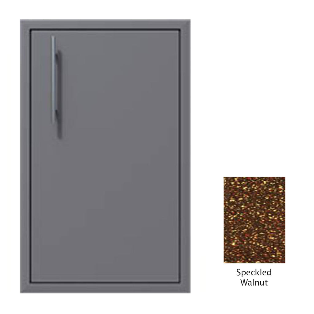 Canyon Series 18"w by 29"h Single Door Enclosure w/ Adj. Shelf (Right Hinge) In Speckled Walnut - CAN001-F01-RghtHng-SpeckWalnut