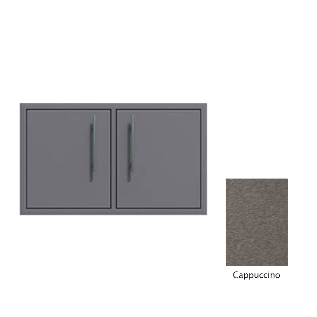 Canyon Series 36"w by 18"h Under-Grill Double Access Door In Cappuccino - CAN010-F02-Cappuccino
