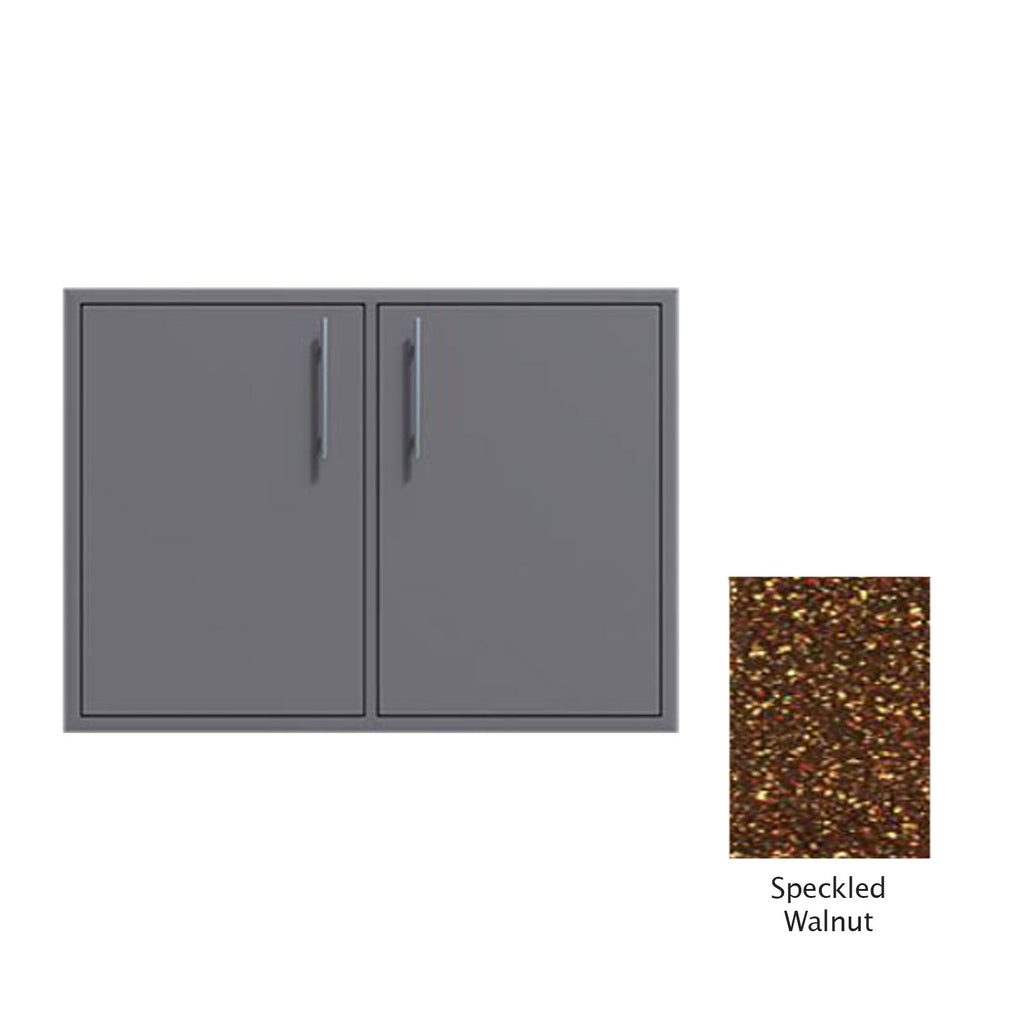 Canyon Series 40"w by 29"h Double Door Enclosure w/ Adj. Shelf In Speckled Walnut - CAN014-F01-SpeckWalnut