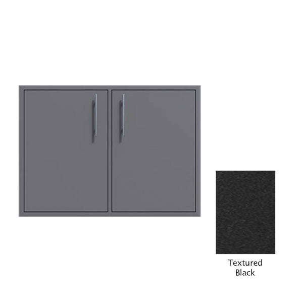 Canyon Series 30"w by 29"h Double Door Enclosure w/ Adj. Shelf In Textured Black - CAN008-F01-TexturedBlack