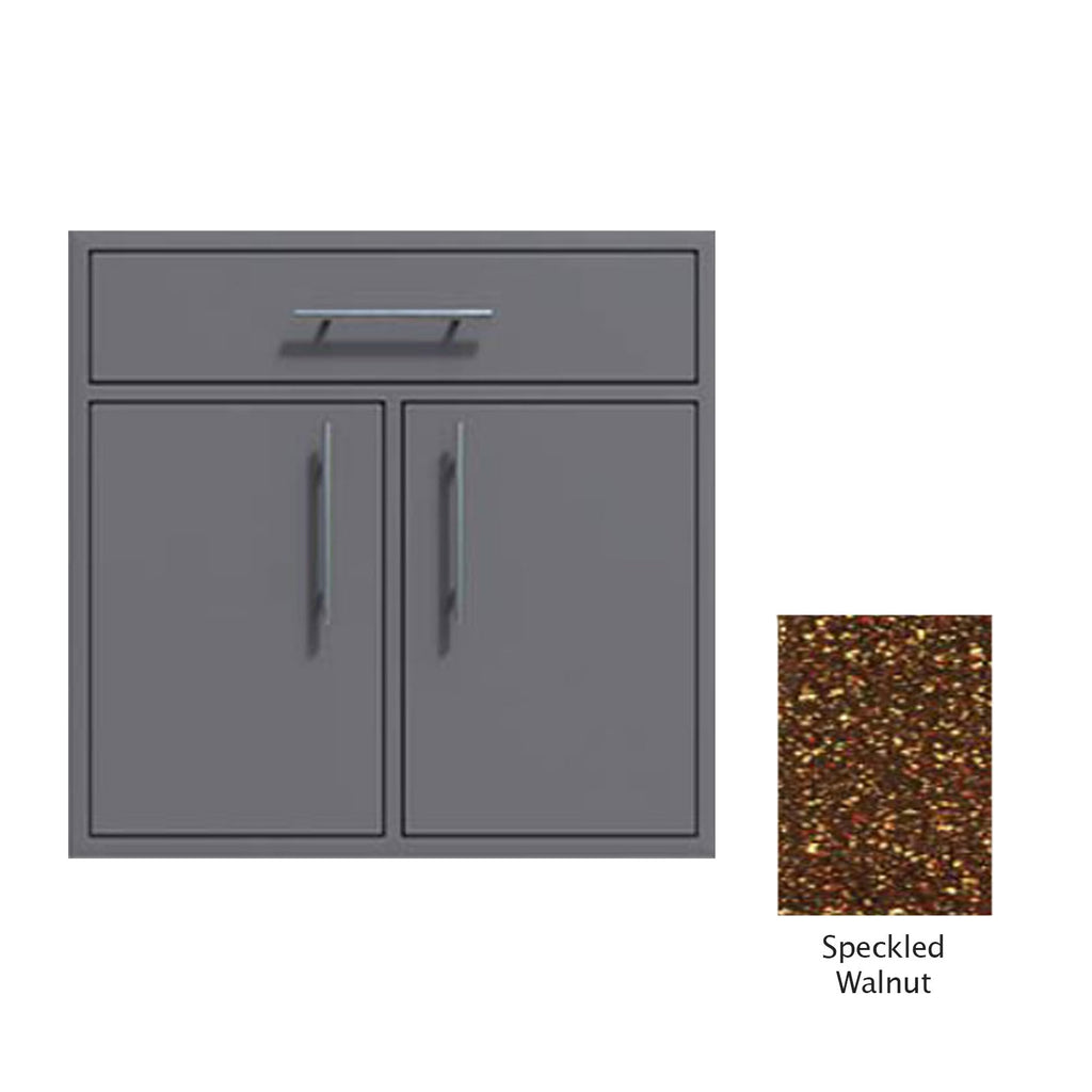 Canyon Series 30"w by 29"h Double Door, Drawer Enclosure w/ Adj. Shelf In Speckled Walnut - CAN009-F01-SpeckWalnut
