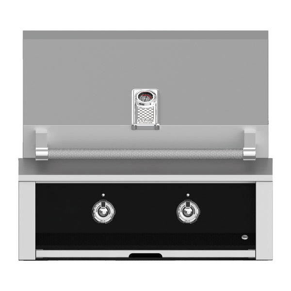 Aspire by Hestan 30-Inch Natural Gas Built-In Grill, 2 U-Burners (Stealth Black) - EAB30-NG-BK