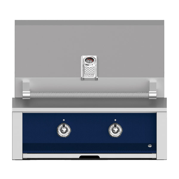 Aspire by Hestan 30-Inch Propane Gas Built-In Grill, 2 U-Burners (Orion Dark Blue) - EAB30-LP-DB