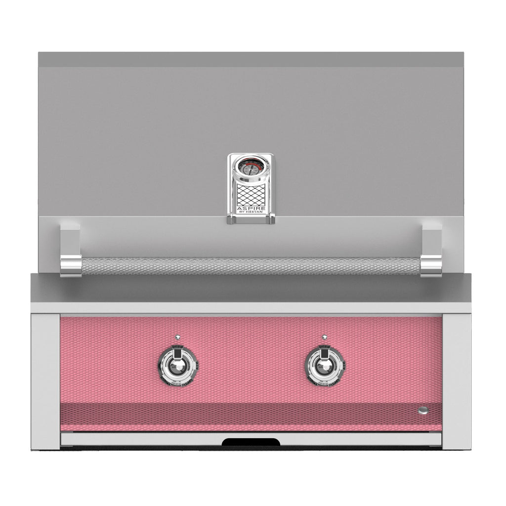 Aspire by Hestan 30-Inch Propane Gas Built-In Grill, 2 U-Burners (Reef Pink) - EAB30-LP-PK