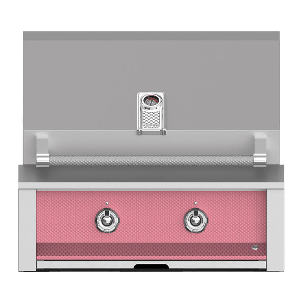 Aspire by Hestan 30-Inch Propane Gas Built-In Grill, 2 U-Burners (Reef Pink) - EAB30-LP-PK