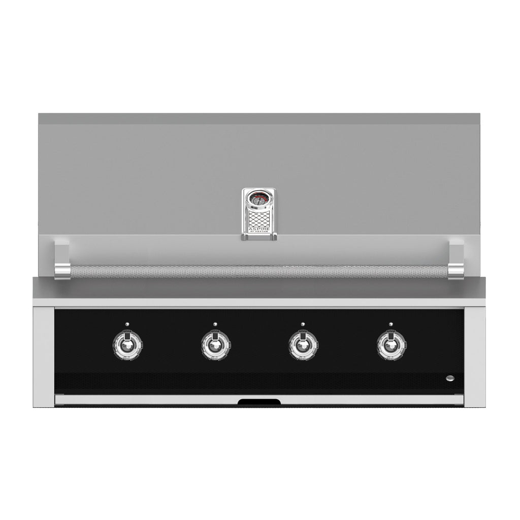 Aspire by Hestan 42-Inch Propane Gas Built-In Grill, 4 U-Burners (Stealth Black) - EAB42-LP-BK
