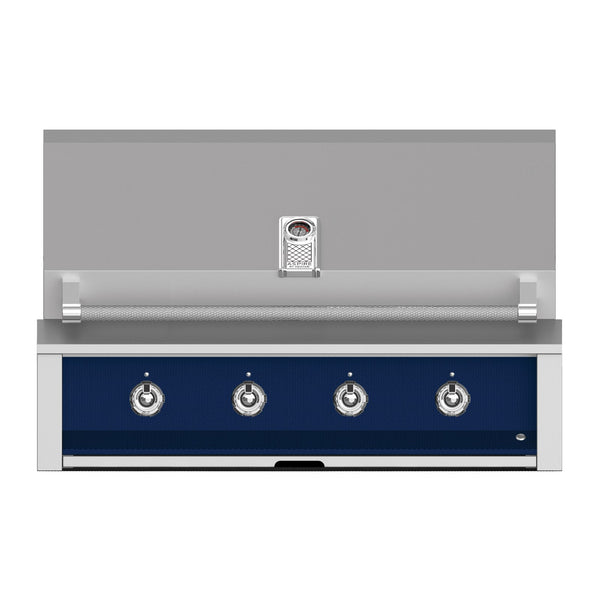 Aspire by Hestan 42-Inch Natural Gas Built-In Grill, 4 U-Burners (Orion Dark Blue) - EAB42-NG-DB
