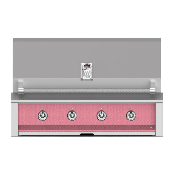 Aspire by Hestan 42-Inch Propane Gas Built-In Grill, 4 U-Burners (Reef Pink) - EAB42-LP-PK
