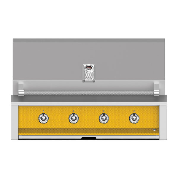 Aspire by Hestan 42-Inch Natural Gas Built-In Grill, 4 U-Burners (Sol Yellow) - EAB42-NG-YW
