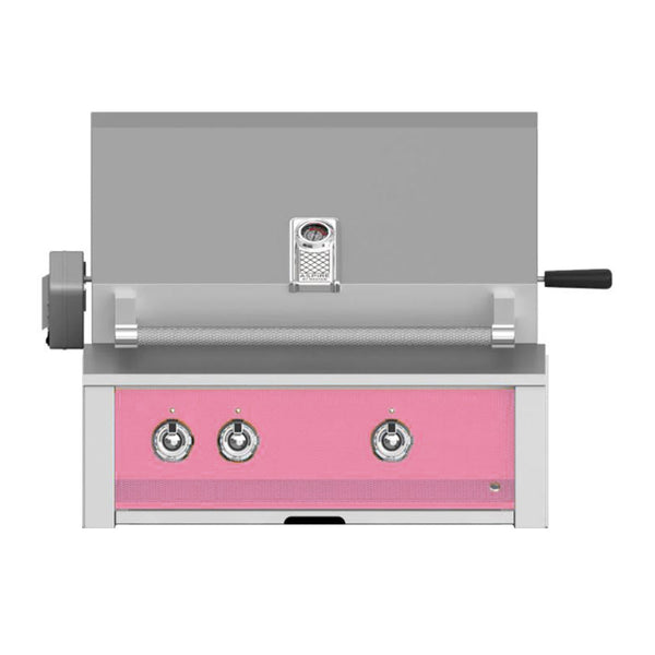 Aspire by Hestan 30-Inch Propane Gas Built-In Grill, 2 U-Burners w/ Rotisserie (Reef Pink) - EABR30-LP-PK