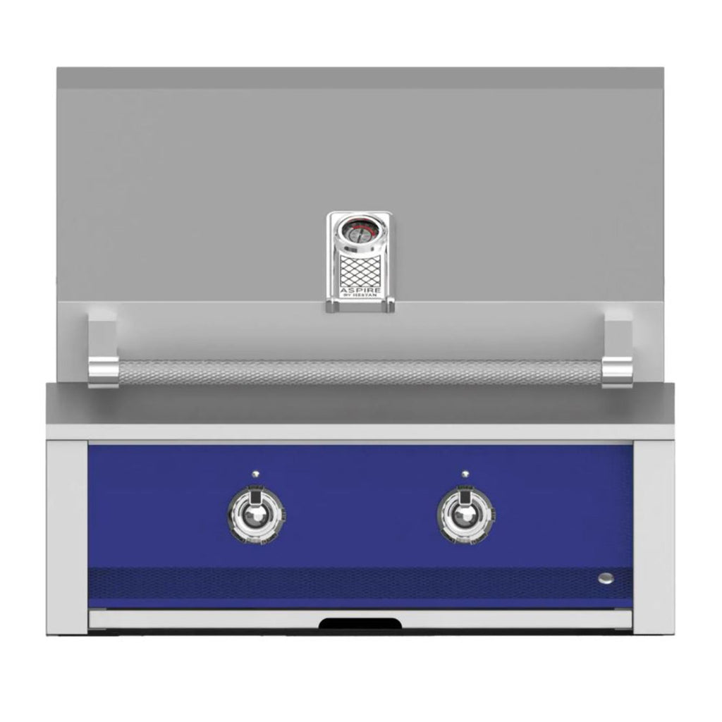 Aspire by Hestan 30-Inch Natural Gas Built-In Grill, 1 U-Burner and 1 Sear (Prince Blue) - EMB30-NG-BU