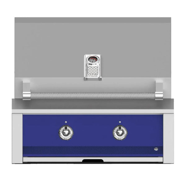 Aspire by Hestan 30-Inch Natural Gas Built-In Grill, 1 U-Burner and 1 Sear (Prince Blue) - EMB30-NG-BU
