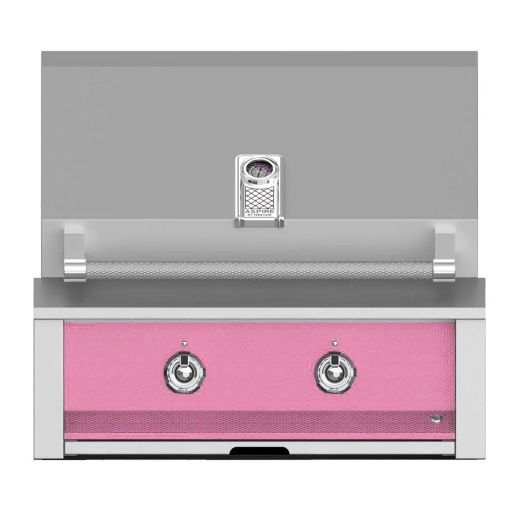 Aspire by Hestan 30-Inch Propane Gas Built-In Grill, 1 U-Burner and 1 Sear (Reef Pink) - EMB30-LP-PK